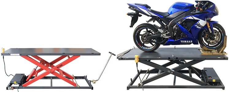 electrical hydraulic motorcycle scissor lift
