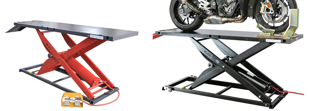 pneumatic hydraulic motorcycle scissor lift