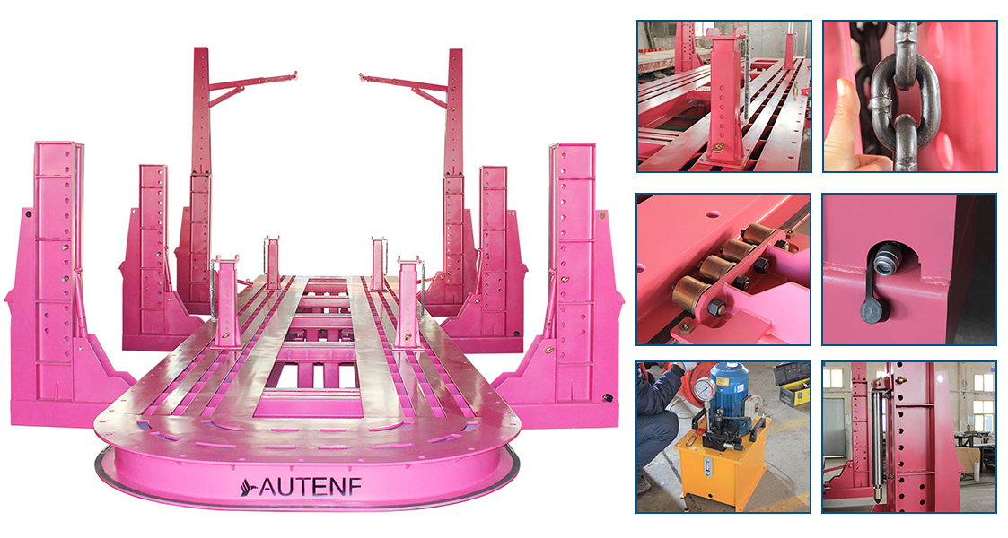 heavy duty truck frame machine