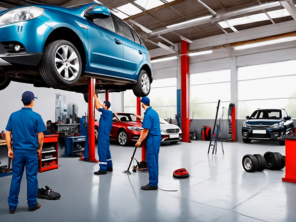 Precautions for intelligent two post car lift