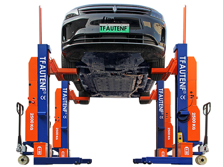 TF-F100EW mobilr four post car lift