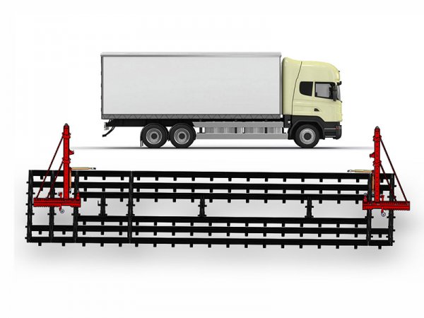 T-D8T on ground car frame machine
