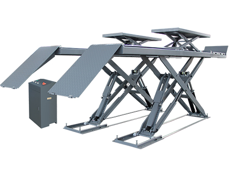 low-profile wheel alignment scissor lift